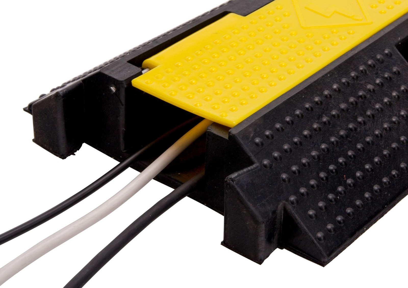 Thumbnail - 1-kanal Kabelbrücke Schlauchbrücke Überfahrschutz Kabel Schutz Rampe