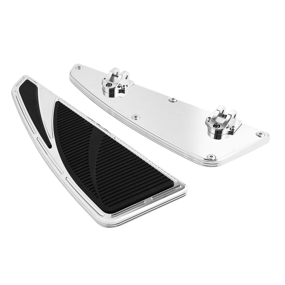 Kit de rodapés de motorista estilo piloto Chrome Venoms serve para Harley Touring Softail - Imagem 4 de 4