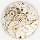 Antique Pocket Watch Movement, Fancy Dial Hampden Grade No. 213 6-Size 15-Jewel