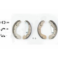 Textar Bremsbackensatz Bremsbacken Hinten FüR Opel Corsa B 73_ 78_ 79_