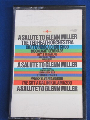A Salute to Glenn Miller Cassette Ted Heath Orchestra 1972