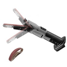 Smerigliatrice a nastro a batteria Makita 18 V, 10 x 330 mm, 3 nastri abrasivi, 