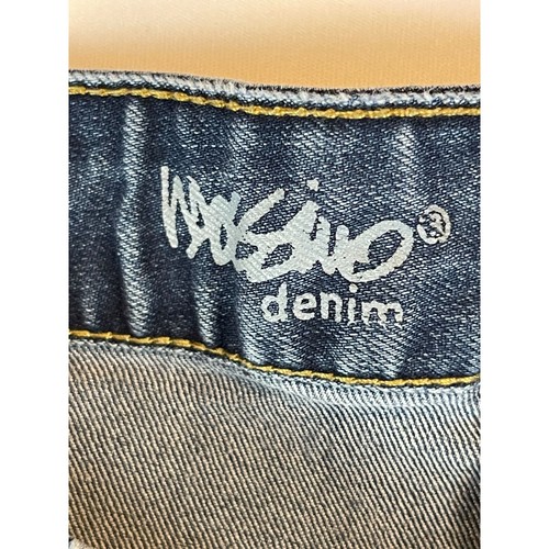 Mossimo Womens Bermuda Shorts Mid Rise Denim F16984457 Roll Tab Hem Blue Size 14 - Picture 7 of 9