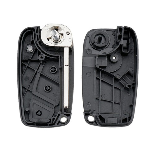For Fiat Ducato Idea Punto Panda Black Key Fob Hard Shell Case Cover Protector - Picture 5 of 9