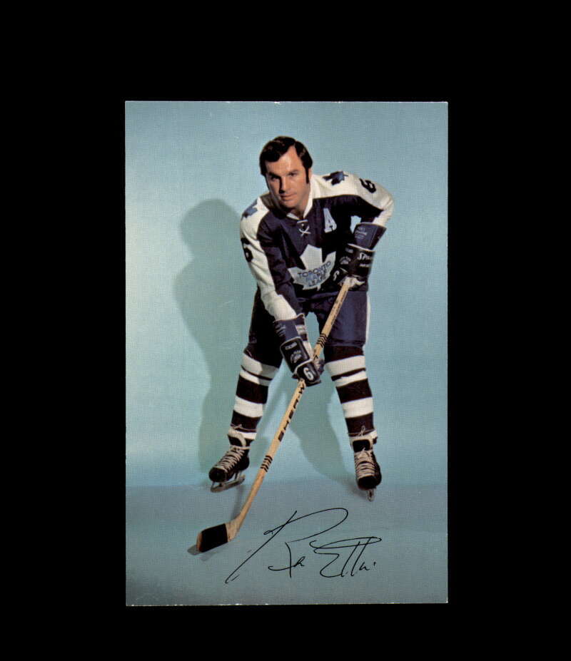 Ron Ellis 1950s 1960s 1970s Vintage Postcard Toronto Maple Leafs