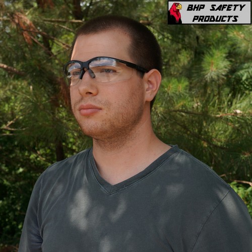 (12 PAIR) PYRAMEX VENTURE II SAFETY GLASSES CLEAR LENS WORK EYEWEAR SB1810S - 第 3/7 張圖片