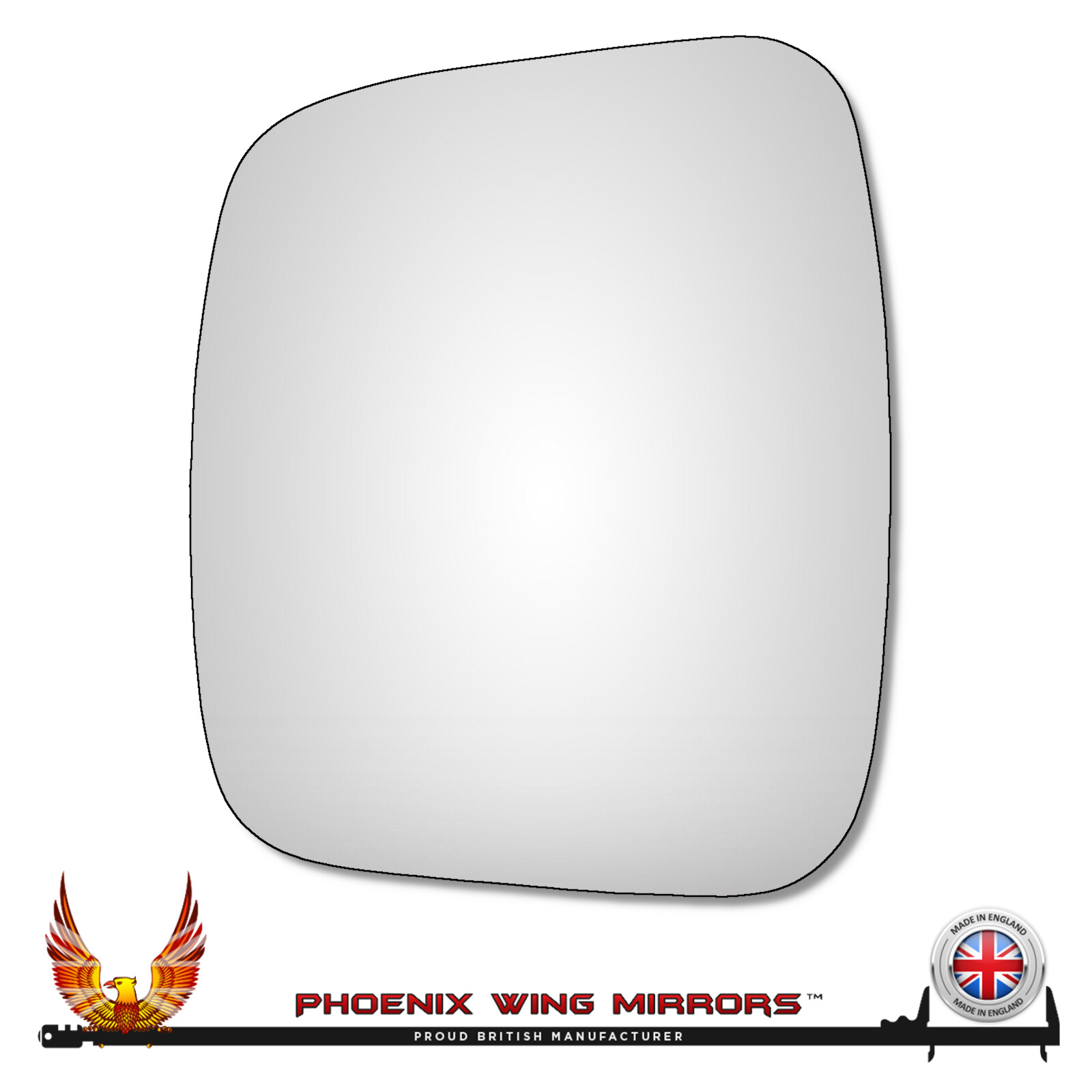For Citroen Nemo Wing Door Mirror Glass 2007-2025 Convex Left Hand Side