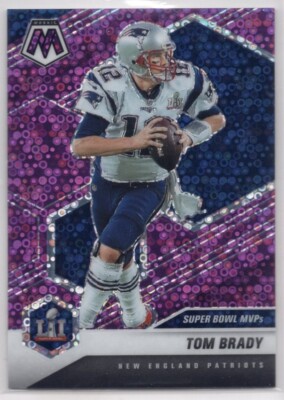 2021 Mosaic Tom Brady Super Bowl MVP Purple Disco /50 No Huddle Buccaneers