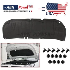 1X For Toyota RAV4 2019-2024 Engine Hood Insulation Pad Heat Shield Blanket trim