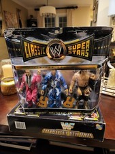 Autographed Signed New Sealed WWE Rhythm & Blues Classic Superstars 3-Pack Jakks