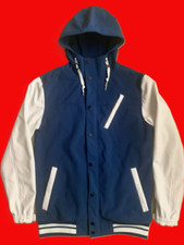 Fleece Waterproof Full Zip Button Hood Bomber...