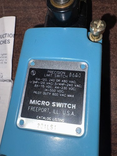 NEW HONEYWELL 201LS1 MICRO SWITCH PRECISION LIMIT SWITCH . B337 - Picture 4 of 5