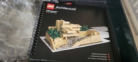 LEGO ARCHITECTURE: Fallingwater (21005) Partially Built Used, Instructions