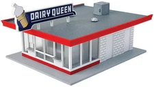 Walthers Cornerstone HO Scale Building/Structure Kit Vintage Dairy Queen Store