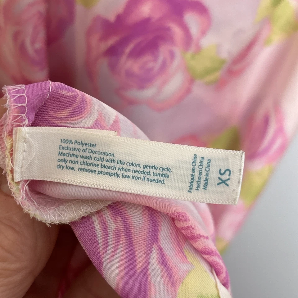 Betsey Johnson Intimates Para Mujer XS Encaje-Detalle Recorte-Espalda Satén Chemise Slip Foto 4 de 4