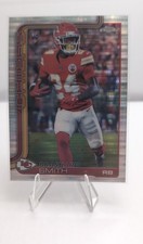 Brashard Smith 2025 Topps Chrome RC Pulsar Refractor #311 KC Chiefs