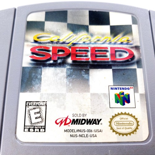 California Speed (Nintendo 64, 1999) Authentic Cartridge Only Tested & Works - Picture 2 of 6