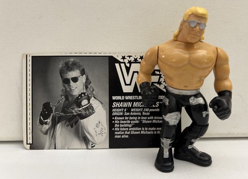 Shawn Michaels Figure 1990 WWF WWE Hasbro Titan Sp...