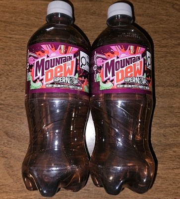 2x Mountain Dew Supernova Sealed 20oz Bottles - Canada Import - US Seller