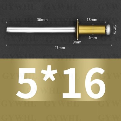 4mm 5mm Farbige Blindniete Popniete Flachrundkopf Aluminium / Metalle Nieten