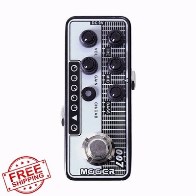 MOOER 007 REGAL TONE Micro Preamp Pedal Vintage Amp Simulation Dual Channel