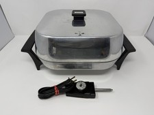 Sartén Eléctrica Sunbeam 425A Acero Inoxidable Tapa Control Pan (Video)