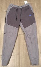 Nike Tech Fleece Pants Joggers Ash Gray Sapphire HV0959-018 Men’s Size M NWT
