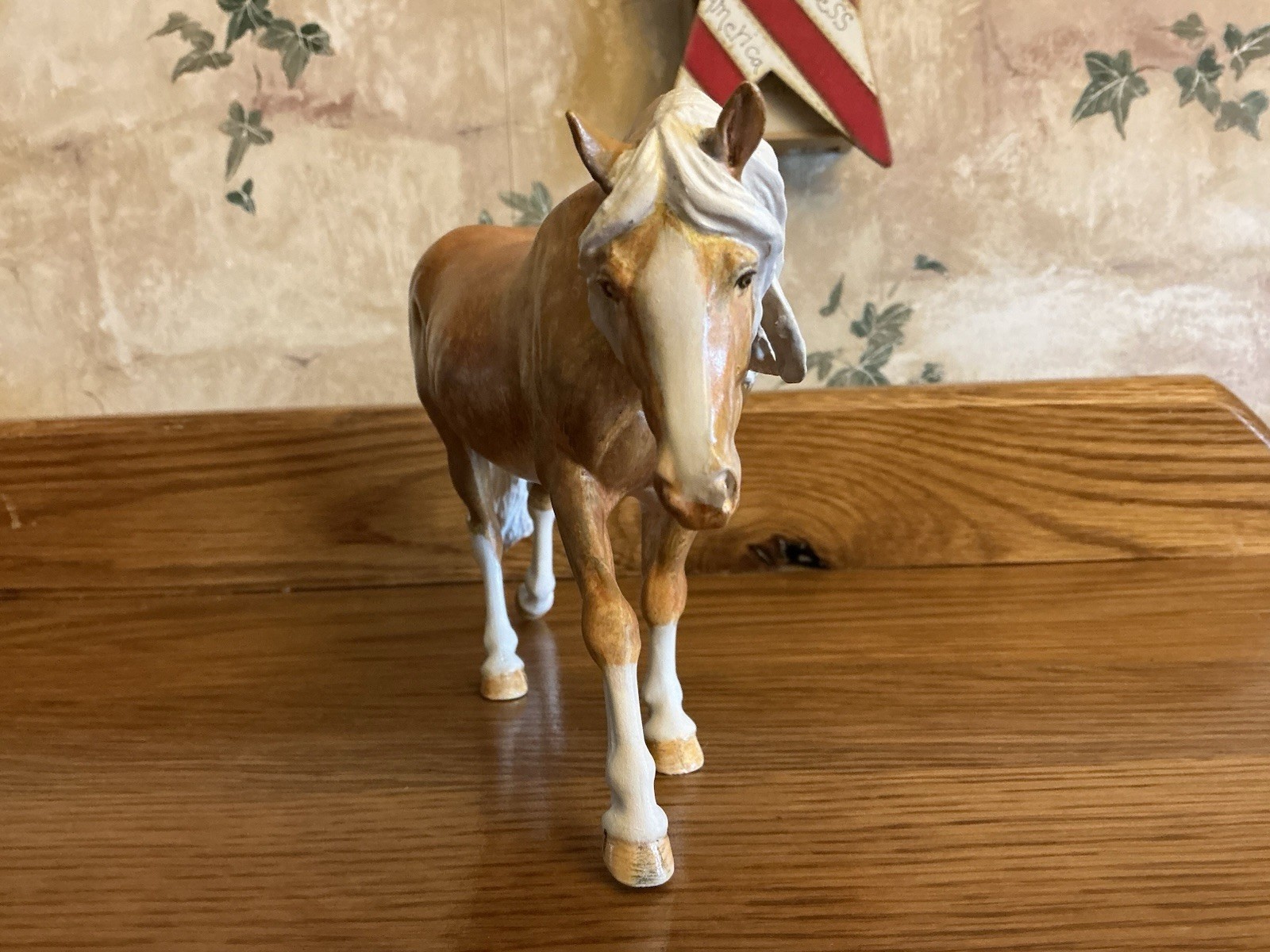 CUSTOM Breyer Dappled Palomino Pony / Horse - Artist: Jewel Nickel - 8.75” X 5”