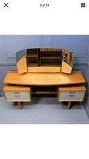 Mid Century Vintage G-Plan Dressing Table With Mirror - Bedroom Make Up Table