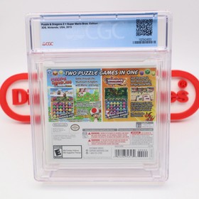 Nintendo 3DS PUZZLE & DRAGONS Z + SUPER MARIO BROS -CGC GRADED 9.8 A+ NEW Sealed