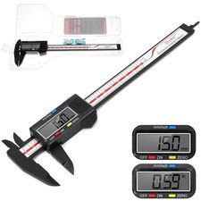 Digital Caliper, Upgraded Calipers 6 Inch, Measuring Tool, Electronic Ruler, wi