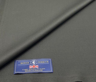 Khaki Grün Kavallerie Twill Wollstoff Anzugstoff Made In England 1,5m x 1,5m
