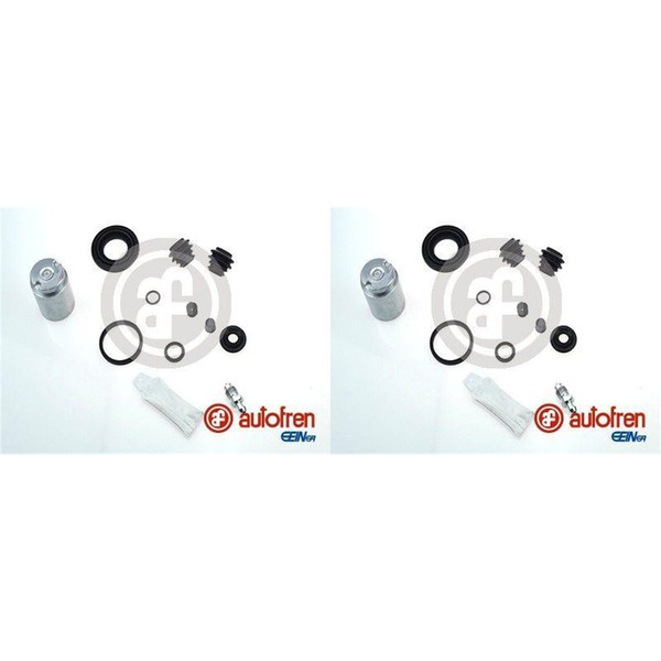 2X Autofren Bremssattel RAPARATUR-SATZ Hinten Passend FüR Hyundai I30 IX20-image