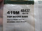 Weaver 419M Top Mount Base Browning A-Bolt  48437 Matte Black — photo 3