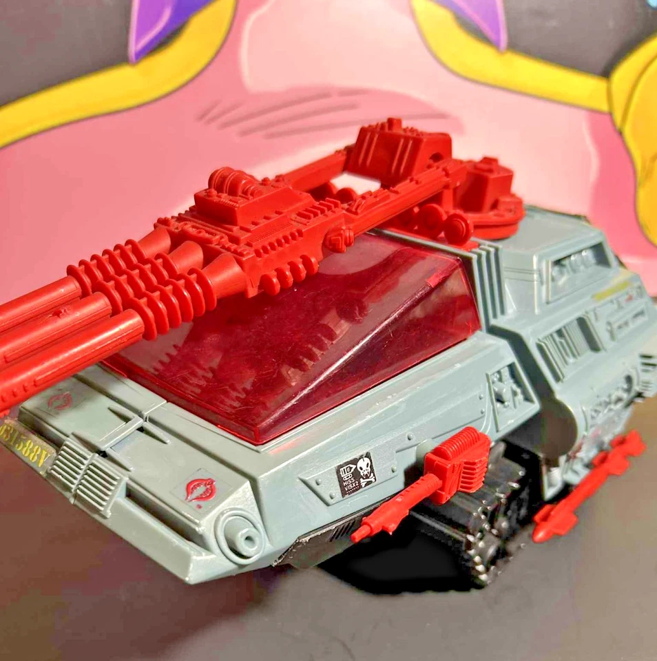 ВИНТАЖНЫЙ G.I. JOE COBRA HISS II W/TRACK VIPER ФИГУРКА 1989 100% ПОЛНЫЙ ARAH - Изображение 4 из 4