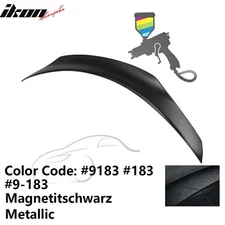 Fits 15-21 Benz W205 C-Class 4Dr Sedan PSM Style Trunk Spoiler ABS Painted #9183
