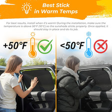 Car Window Shade for Baby with Certified UV-Protection 2 Pack - 20"x12"