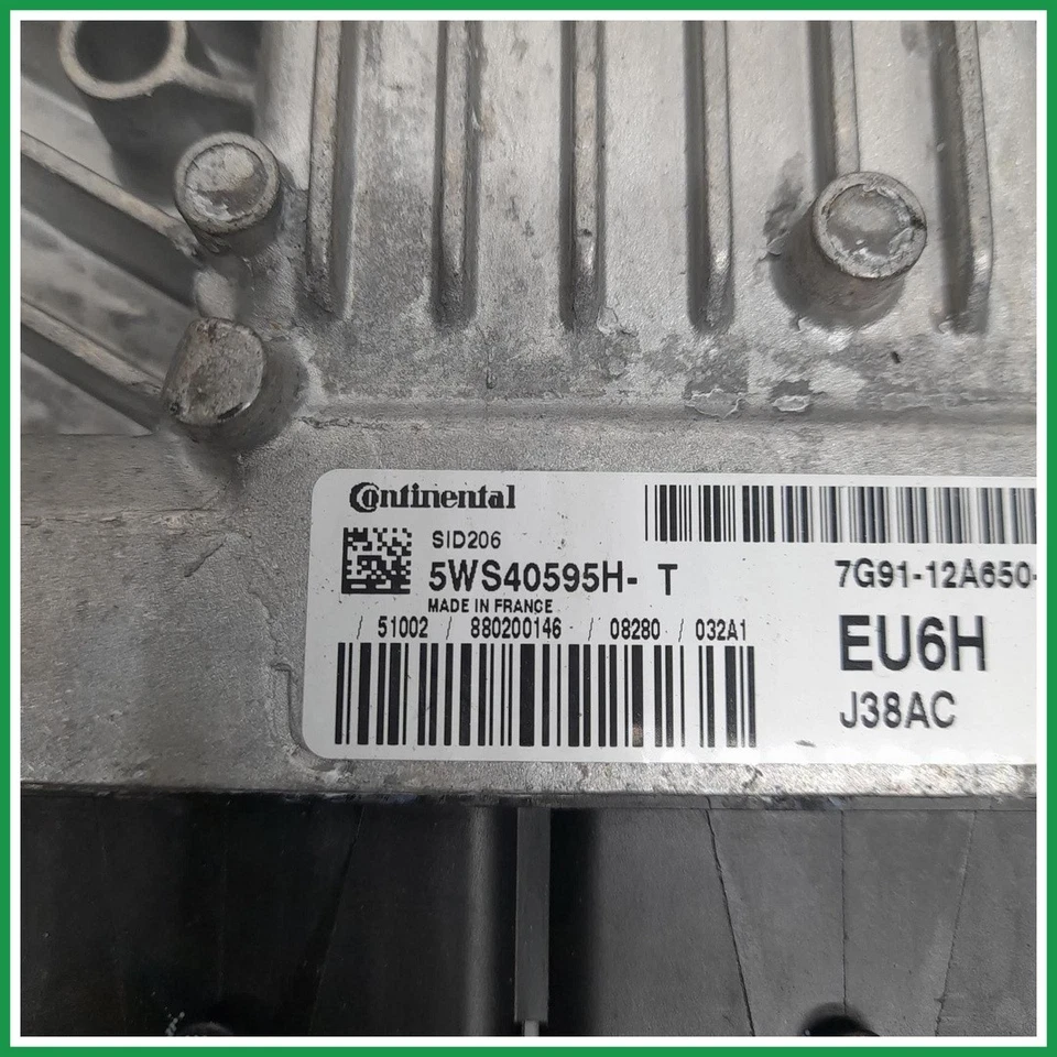 Centralina Iniezione Continental 5WS40595H-T Ford Mondeo IV SW 7G91-12A650-UH 20 - Immagine 3 di 4