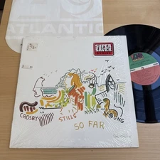 Crosby, Stills, Nash & Young So Far Original 1977 US Press Vinyl LP In Shrink!