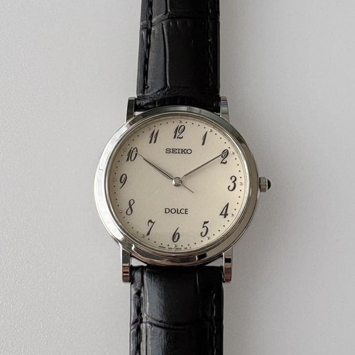 Seiko Dolce 5E61 0A80 Vintage Watch 80s Stainless Ste… - Gem