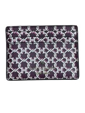 Kate Spade Leather Purple  Pink Spade Slim Card Wallet