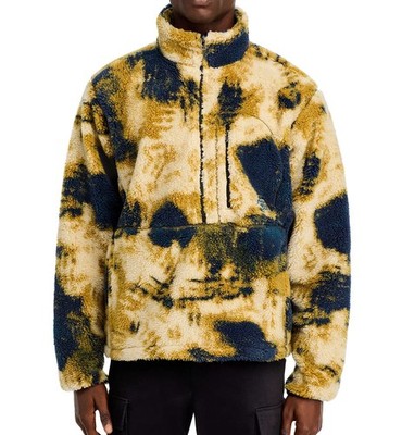 The North Face Men's Extreme Pile Fleece Half Zip Pullover Relaxed Fit Midnight