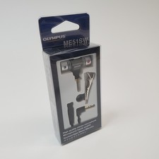 NIB Olympus ME51SW Stereo Microphone Set ME-51S Plug-In 3.5mm Tie-Clip