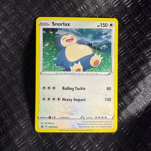 SNORLAX SWSH032 HOLO PROMO SWORD & SHIELD PROMO POKEMON LP