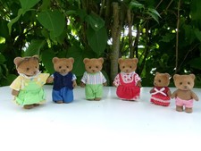 Vintage 6 Figurines Sylvanian Families Les Petits Malins