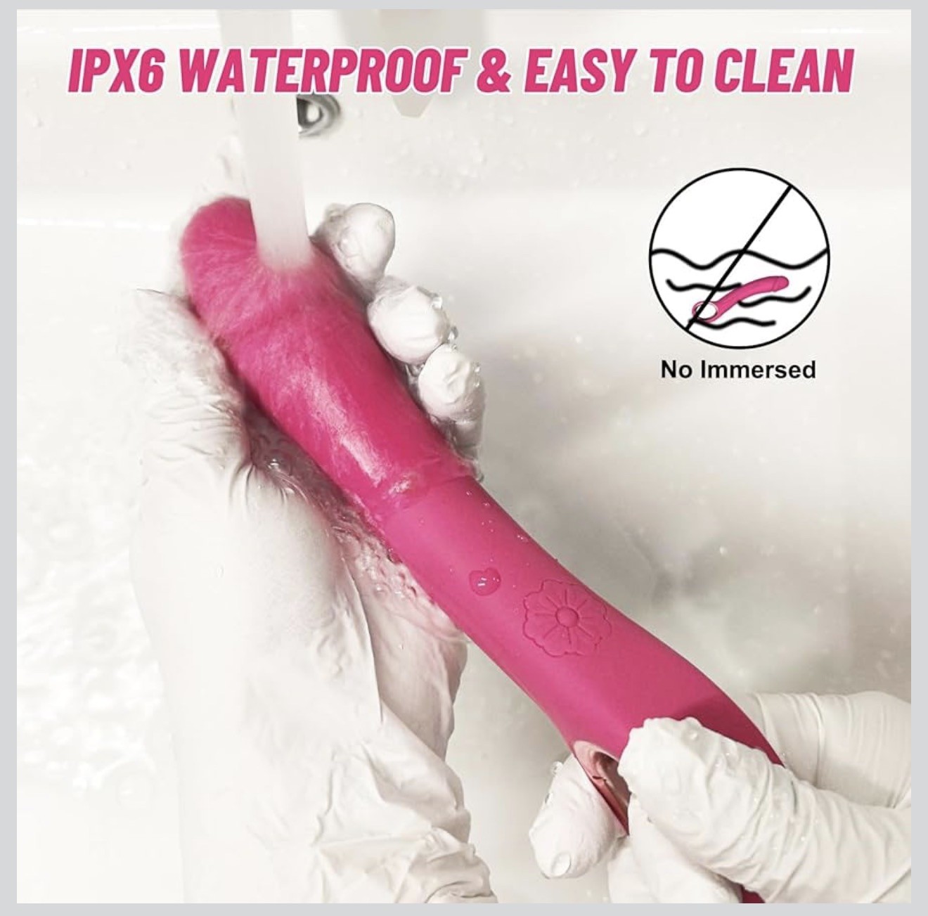 Fairy Wand Vibrating Body Massager USB Rechargeable Powerful 10 Speeds Vibration