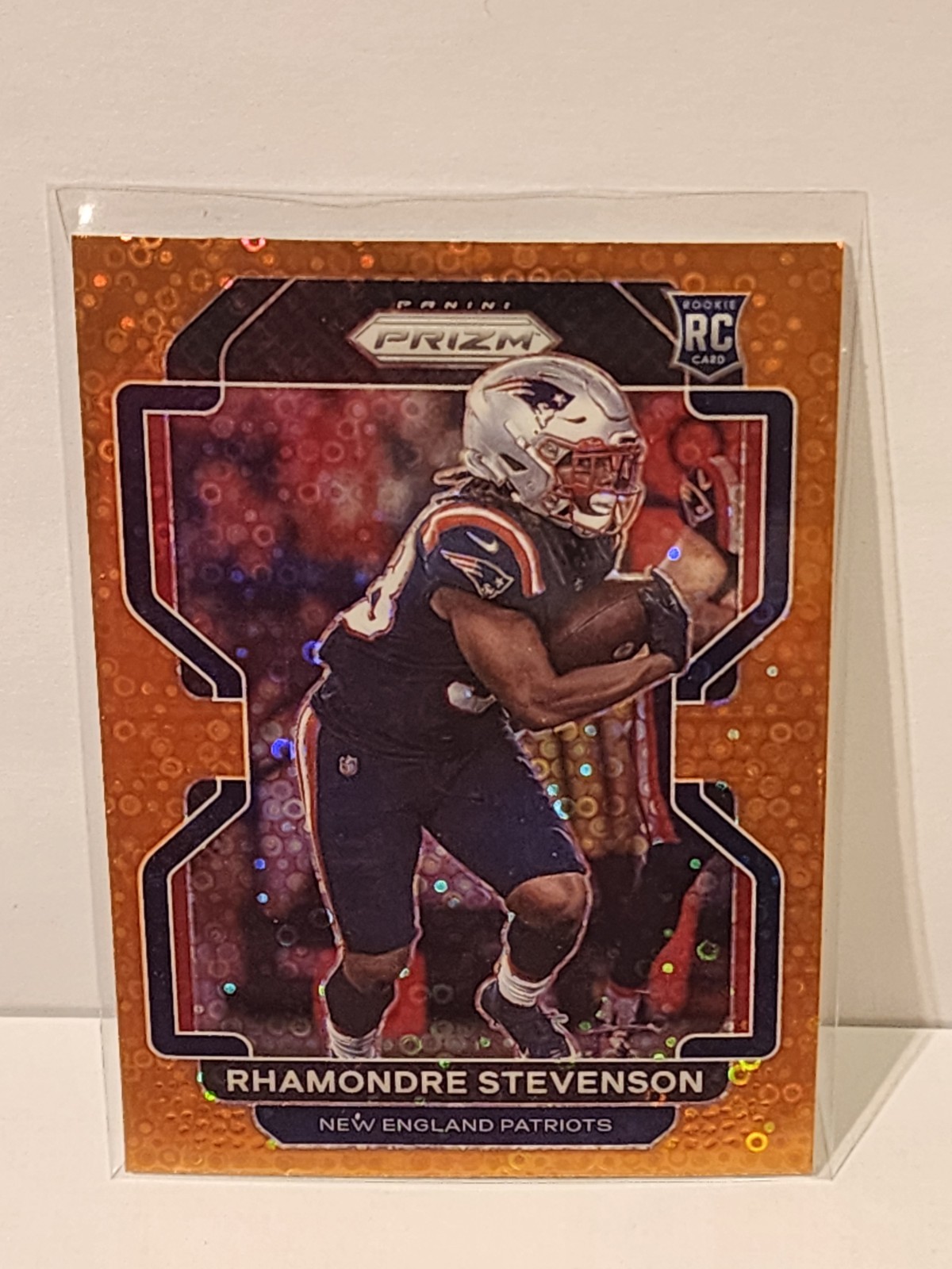 2021 Panini Prizm Rhamondre Stevenson Disco #367 RC Patriots
