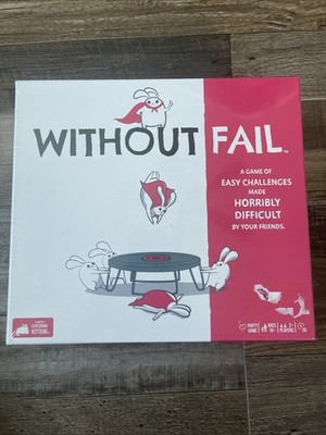 Without Fail Party Game By Exploding Kittens Brand New, Factory Sealed 2022