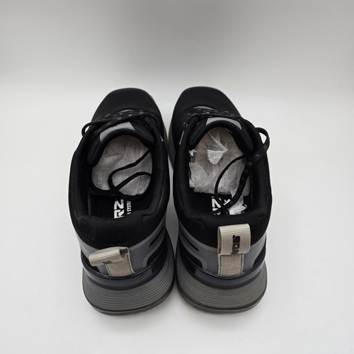 Sqairz Speed Waterproof Golf Shoes Black Gray Leather Soft Spike (Mens 11) - Picture 7 of 11