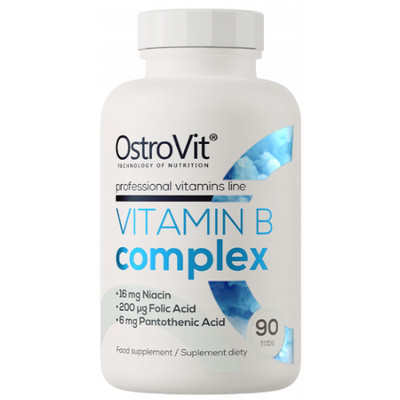 (Einheit/0,14 ) OstroVit Vitamin B Komplex 90 Tabletten + Biotin D/S